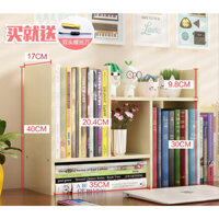 GIÁ SÁCH MINI ĐỂ BÀN BẰNG GỖ CAO CẤP - GỖ SÁNG - Ván dày 12mm