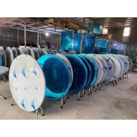 (giá sản xuất)bộbàn ghế inox bàn tròn ghế đôn