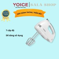 [Giá sập sàn] Máy đánh trứng cầm tay cao cấp Yoice Y-180, 7 cấp độ mạnh mẽ, chức năng trộn bột