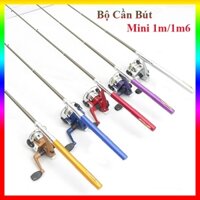 [Giá Shock] Bộ Cần Câu Bút Mini Máy Đứng Tặng Kèm Bộ Phụ Kiện