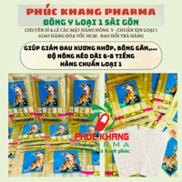 [GIÁ SỈ] 1 HỘP 100 BỊCH CAO DÁN CON CỌP 5 CHỮ - BỊCH 4 MIẾNG DÁN (miếng dán có lỗ)