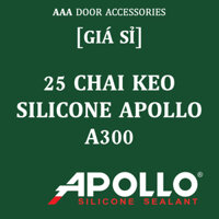 [Giá sỉ] 1 Thùng 25 Chai Keo Silicone APOLLO A300 (Trong/Đục)