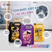 Giá Sỉ - 1 Thùng 4 can Nước Giặt Thái Lan " SPJ " Can 5000ml