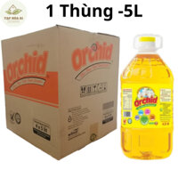 [Giá sỉ]- 1 thùng Dầu ăn Orchid 5lít - 4 can phù hợp với gia đình và quán ăn nhà hàng siêu tiết kiệm và tiện lợi