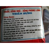 giá sỉ 10 gói xông nhà, xông cửa tiệm trừ phong long không cần dùng than