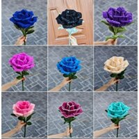[Giá sỉ]  10 Hoa kẽm nhung size 25cm sỉ sll