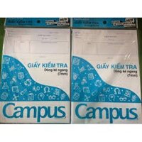 [GIÁ SỈ] 10 tập giấy kiểm tra cấp 2 Campus ( 25 tờ đôi ) [Đổ Buôn]