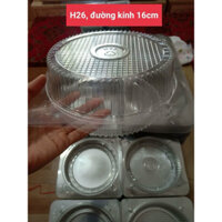 [GIÁ SỈ] 1000 Hộp tròn H26 đường kính 16cm đựng bánh bông lan, bánh flan gato,…