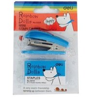 [GIÁ SỈ 18k/C] Sỉ 10 Chiếc Dập ghim,Bấm ghim 10 deli mini + 1 hộp đạn ghim [Đổ Buôn]