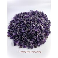 (Giá Sỉ) 1KG đá vụn phong thuỷ nhà cửa, đá vụn thạch anh tím đậm, tím nhạt trang trí nhà cửa