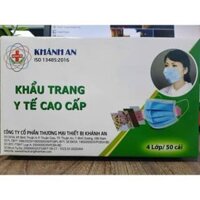 [Giá Sỉ] 3 Hộp 150 cái khẩu trang y tế Khánh An 4 lớp tiệt trùng