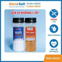 [Giá Sỉ] 5 Combo Muối và Bột Canh Không I-Ốt Cho Người Ăn Kiêng I-Ốt (Lọ)