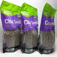 [Giá sỉ] 5 Túi 1kg Hạt chia Organic Chia Seeds Australia màu tím