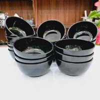 (GIÁ SỈ 50,100 cái) CHÉN CƠM NHỰA PP màu ĐEN/ Nâu/ Xám ,Nhựa dẻo, bền, an toàn. Hàng Việt Nam