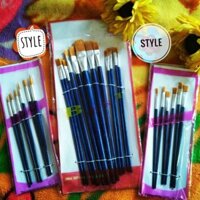 [GIÁ SỈ 8k/Vỉ] Sỉ 20 Bộ Bút Cọ vẽ/ bút lông/ chổi vẽ lông vàng