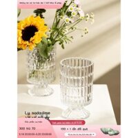 [GIÁ SỈ] Bà Nội Trợ Hiện Đại Bình Thủy Tinh Phòng Khách Hộ Gia Đình Cắm Hoa Sáng Tạo Trong Suốt Cao