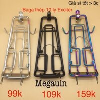Gía sỉ BAGA THÉP 10 LY EXCITER 150 (Ex150 màu inox trắng, đen, titan 7 màu)
