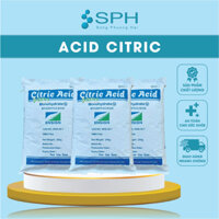Giá sỉ bao 25kg axit chanh, acid citric ( bột chanh ) hsd 2027