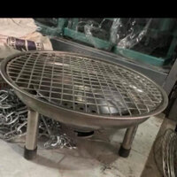 (Giá sỉ) Bếp nướng than hoa inox tròn