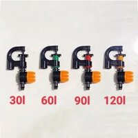 Giá sỉ Bịch 100 Béc G5 cải tiến tưới gốc chống côn trùng có van điều chỉnh bán kính phun mưa tưới cây