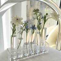 [GIÁ SỈ]  Bình ống nghiệm lọ hoa thủy tinh đồ trang trí nhỏ cho phòng khách đèn sang trọng hoa cao