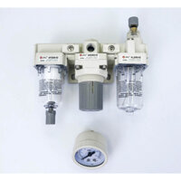 [Giá sỉ ] Bộ lọc ba khí nén AC- Bộ lọc khí nén AC2000/ AC3000/ AC4000 - Bộ lọc khí nén có van điều áp AC