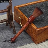 [GIÁ SỈ]  Bút nuôi ấm trà bằng gỗ cẩm lai, lông lửng không dễ rụng, ấm đất tím, phụ kiện bộ trà kun