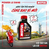 GIÁ SỈ CHÍNH HÃNG DẦU NHỚT MÔ TÔ XE MÁY XE TAY GA 0.8 LÍT MOTUL SCOOTER POWER LE 5W40