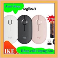 Giá sỉ Chuột máy tính Lo gitech Pebble M350 1:1 - Kết nối Bluetooth hoặc đầu thu 2.4 GHz, Yên tĩnh [LJP]