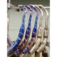 Gía sỉ Cổ pô titan lốc xoáy và inox các dòng xe