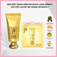 [Giá Sỉ] Combo 60 Gói Sample Kem BB trang điểm cao cấp Whoo Mi Luxury BB Cream SPF20/PA++ 2sp