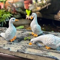 [Giá sỉ] Como 5 Bộ Vịt  (Bộ 3 con) (Size 2) Trang Trí tiểu cảnh Cho bể cá,Sân Trang Trại...