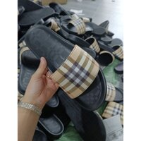 giá sỉ dép da nam quai bản mới qua br vàng