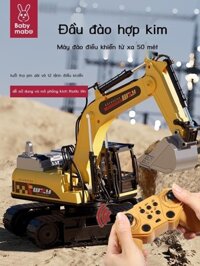 [GIÁ SỈ]  Đồ chơi máy xúc điều khiển từ xa lớn ô tô cậu bé xe hơi trẻ em mô phỏng máy xúc điện mô h