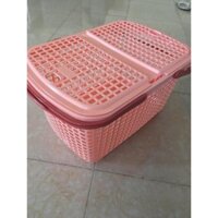 [Giá sỉ] Giỏ Làn nắp đựng đồ sơ sinh cho bé, cho mẹ bầu