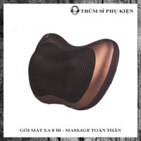 [Giá Sỉ] Gối Mát Xa 8 Bi Đèn Hồng Ngoại 💦2 Chiều Massage Toàn Thân💦  U393