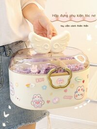 [GIÁ SỈ]  Hộp đựng phụ kiện tóc cho học sinh, kẹp tóc bé gái dễ thương, kẹp tóc, hộp đựng trang sức