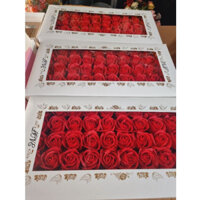 GIÁ SỈ Hộp hoa hồng sáp thơm giá rẻ 4 lớp 1 hộp 50 đầu bông nhiều màu