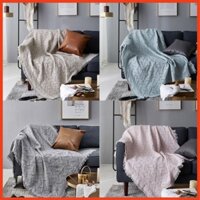 [GIÁ SỈ] Khăn Phủ Sofa, Mền Đắp Thư Giãn, Thảm Trải Sàn, Decor Chụp Ảnh Loại Một Màu
