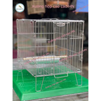 [Giá Sỉ] Lồng tắm chim inox dạng gấp gọn phù hợp cho lồng chim chào mào, chích choè, -Xưởng lồng cào cào Hn