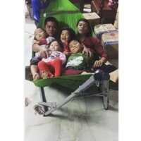 (giá sỉ  ) Lưới Võng Xếp Loại To Đại cán 60 cm Dày( chưa có Khung)