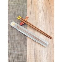 [GIÁ SỈ] Ngoài Trời Một Người Một Đũa Di Động Hộp Đũa Gỗ Con Đơn Học Sinh Người Lớn Bộ Đồ Ăn Hộp Bảo Quản