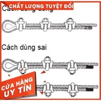 [GIÁ SỈ] Ốc Siết Cáp INOX 304 Size To ( Bịch 5 cái ) [SIÊU RẺ]