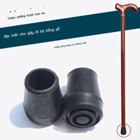 [GIÁ SỈ] Ông Già Gỗ Chắc Chắn Nạng Cao Su Chống Trơn Trượt Đầu Tắt Tiếng Mía Chân Bao Nạng Bao Da Đầu Đế Phụ Kiện Căn Cứ