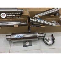 Gía sỉ Pô leovince Lon Trắng SuperF1 có ống tiêu , lò xo , ống nối, full hộp tem đầy đủ