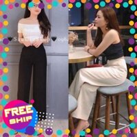 {GIÁ SỈ} QUẦN SỚ CÔNG SỞ ỐNG RỘNG KÈM ẢNH THẬT CHẤT VẢI TUYẾT MƯA VILTEX