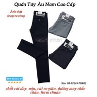 (Giá Sỉ) Quần Tây Nam QTD01, Quần Tây Âu Co Giãn ,vải chống nhăn cao cấp không bai không xù,cá tính, thời trang