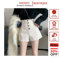 [GIÁ SỈ] Short 4 khuy cách điệu FREE SHIP  Sooc cạp cao -quần đùi nữ đẹp phong cách Hàn Quốc