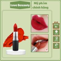 [GIÁ SỈ] Son Mac chính hãng Ruby Woo, Chili, Marrakesh màu cam cháy đỏ gạch cam đất chuẩn Auth ®️