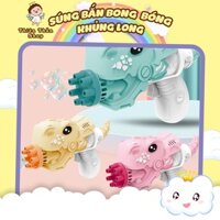 [GIÁ SỈ] Súng Bắn Bong Bóng Khủng Long, Súng Bong Bóng Cho Bé Chơi Ngoài Trời